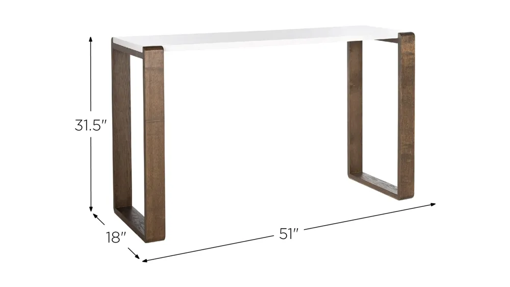 Allysa Console Table Dimensions
