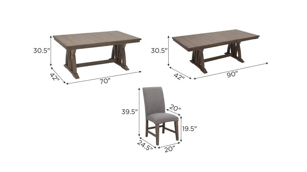 Poplar Hills 5-pc. Dining Set | Raymour & Flanigan