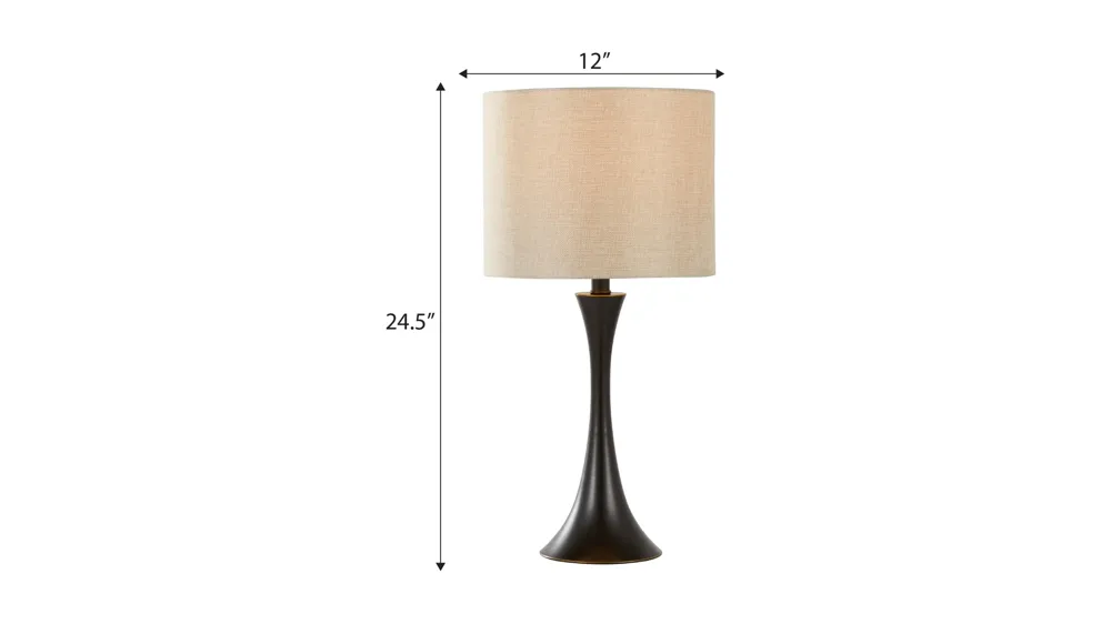 Lenuxe Table Lamp - Set of 2 Dimensions