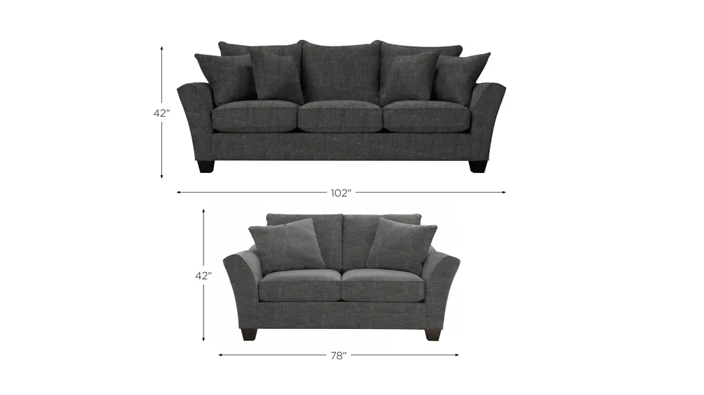 Briarwood Living Room Set Dimensions