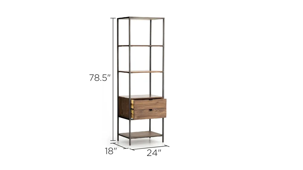 Trey Bookshelf Dimensions