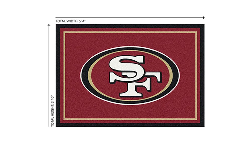 NFL Spirit Rug Dimensions