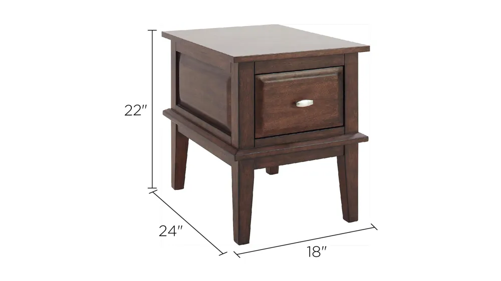 Alton Rectangular End Table Dimensions
