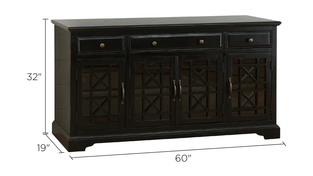 Craftsman 60" TV Console Dimensions