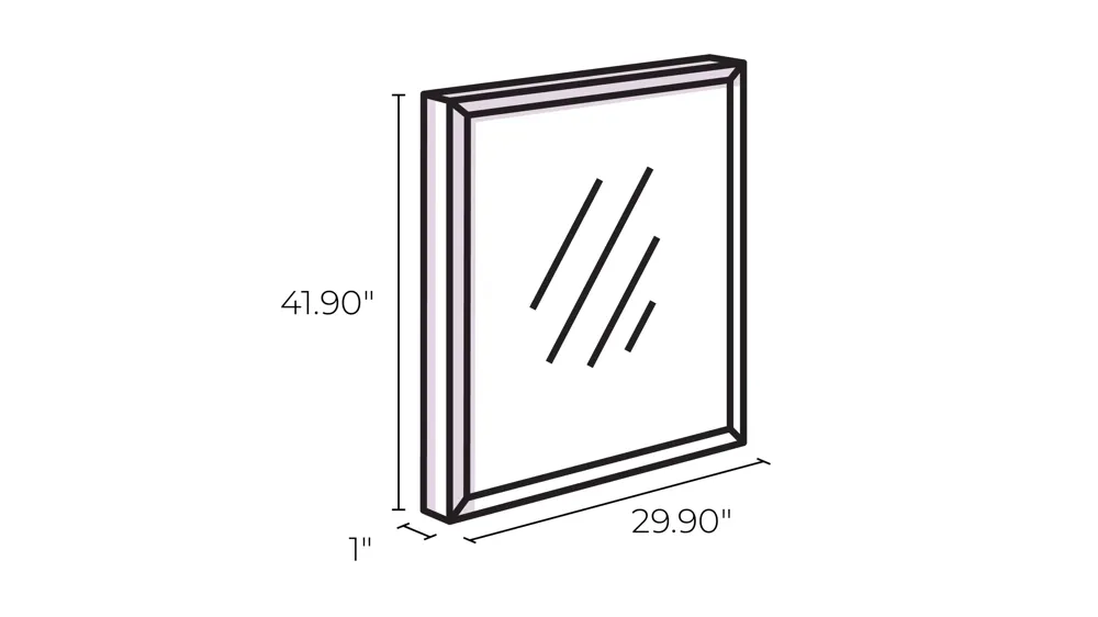Tarek Wall Mirror Dimensions
