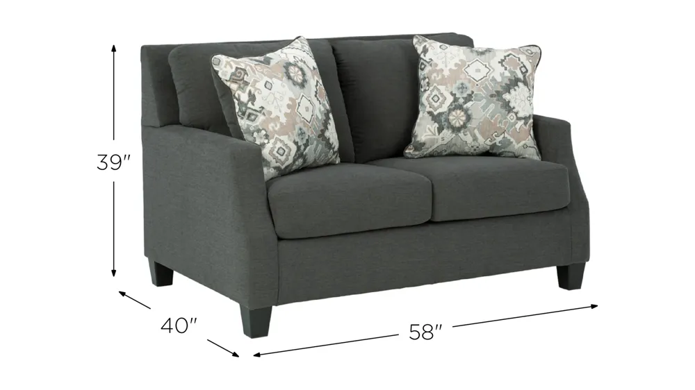 Bayonne Loveseat Dimensions