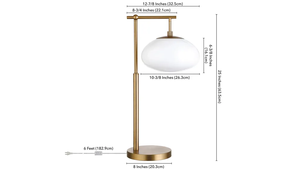 Blume Table Lamp Dimensions