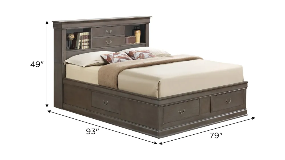 Rossie Captains Storage Bed Dimensions
