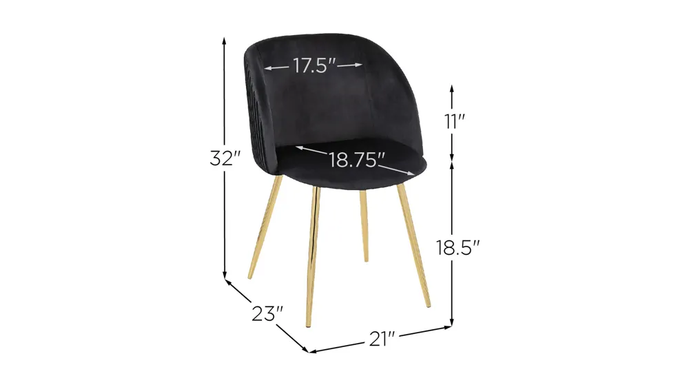 Fran Chairs - Set of 2 Dimensions