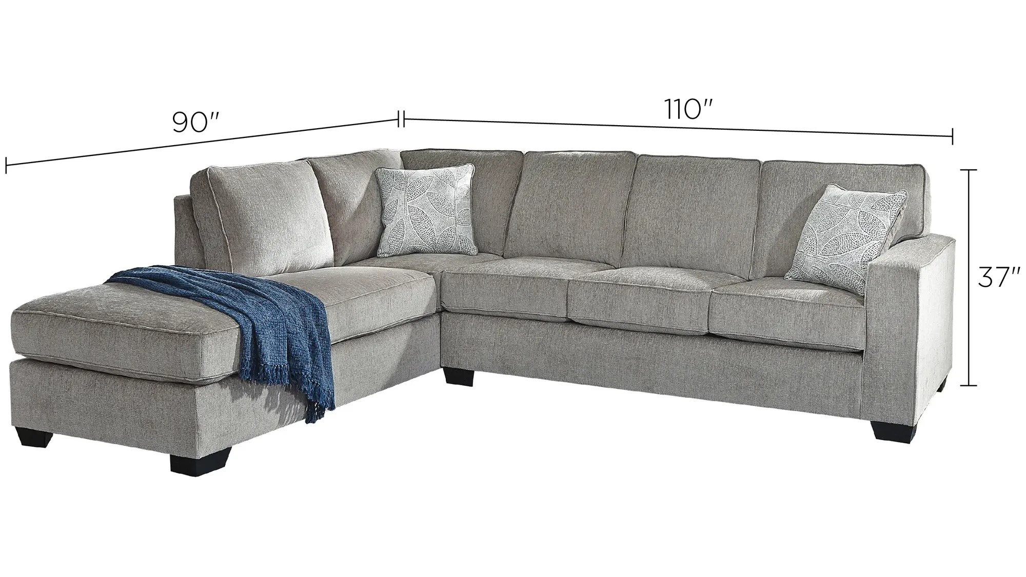Adelson Chenille 2-pc. Sectional