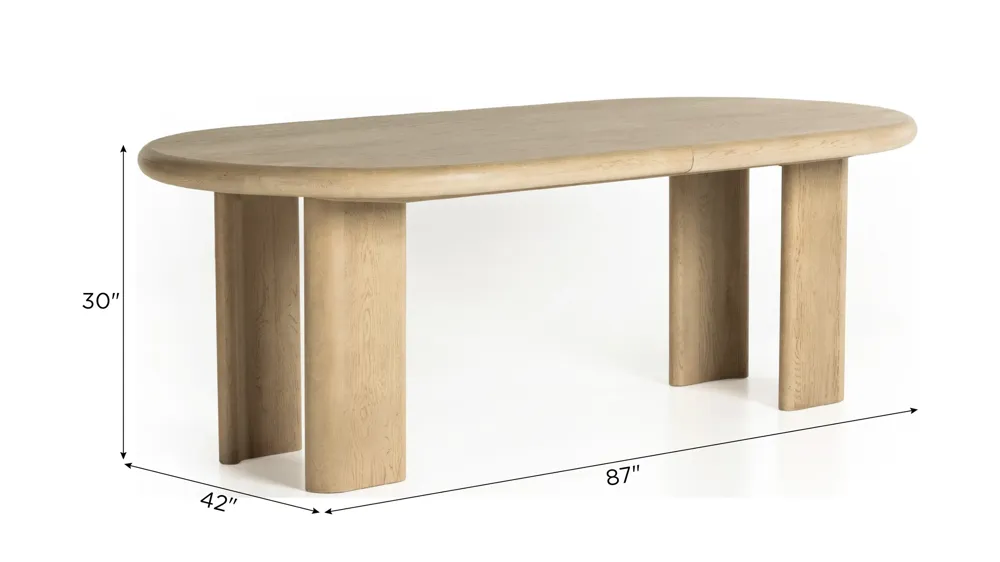Jaylen Dining Table Dimensions