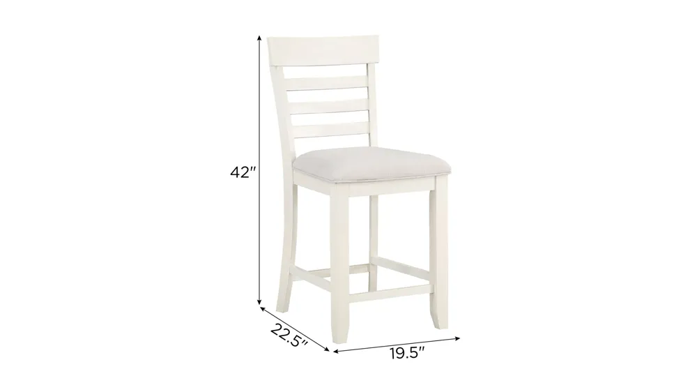 Hyland Counter Chair - Set of 2 Dimensions