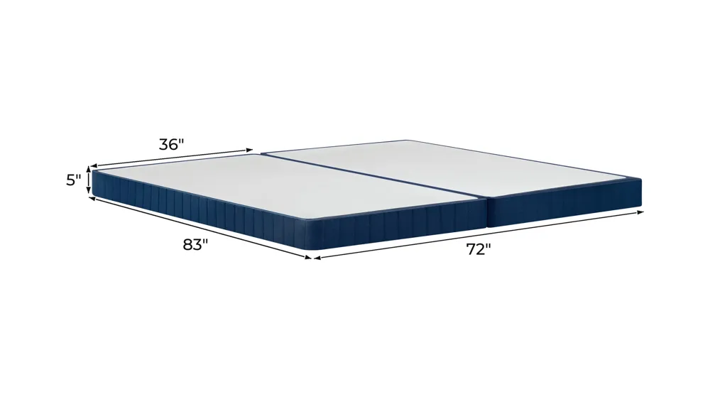 Stearns & Foster 5" Box Spring Dimensions