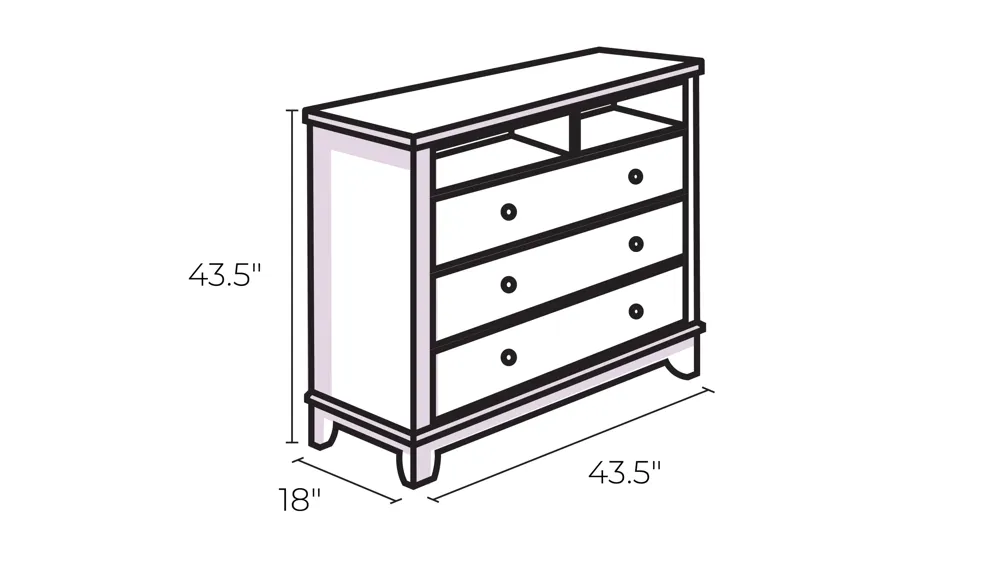 Antique Media Chest Dimensions