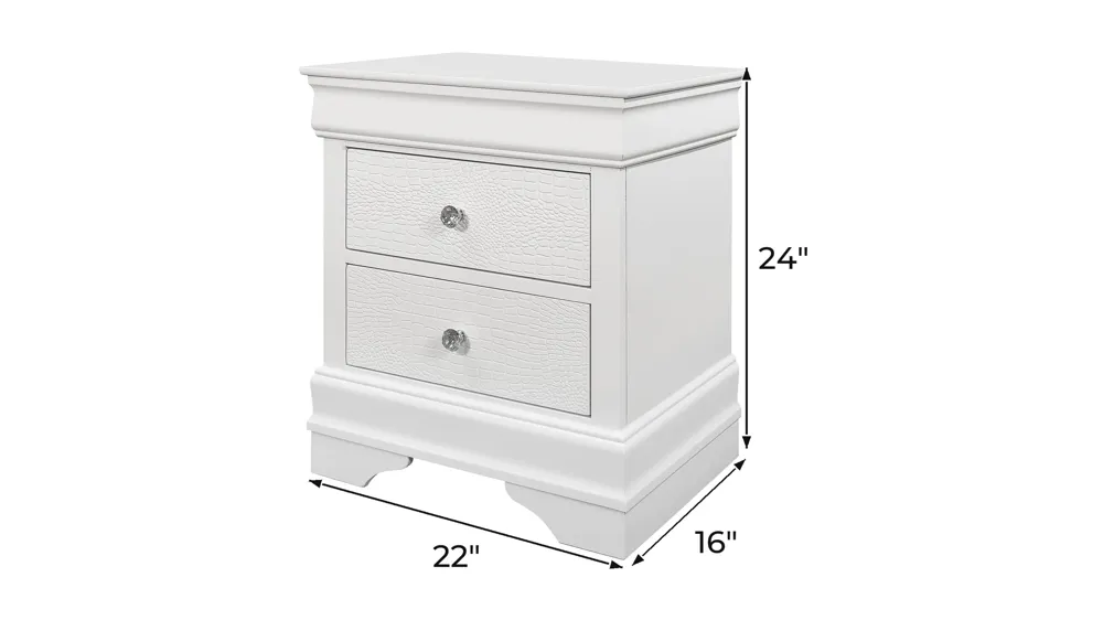 Pompei Nightstand Dimensions