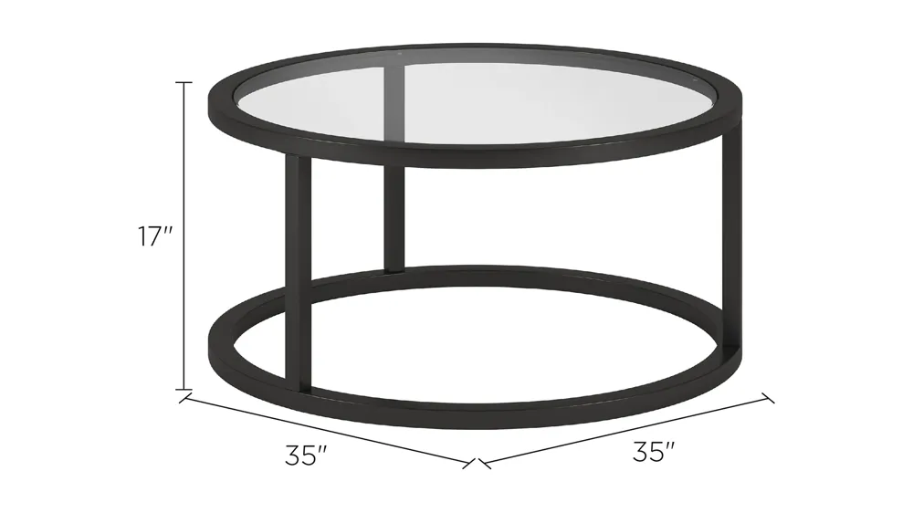 Parker Round Coffee Table Dimensions