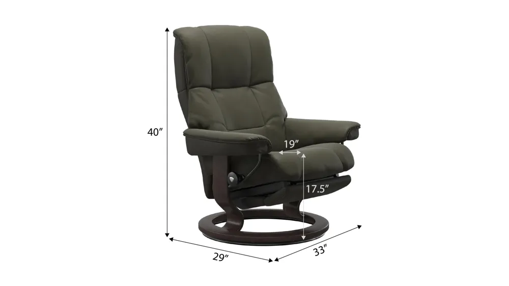 Mayfair Medium Classic Power Recliner Dimensions