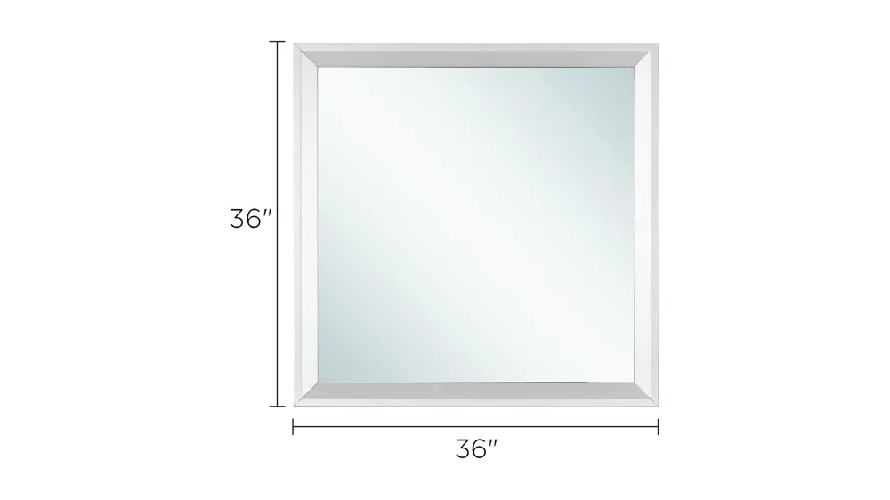 Primo Bedroom Dresser Mirror Dimensions