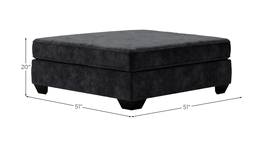 Lavernett Oversized Accent Ottoman Dimensions