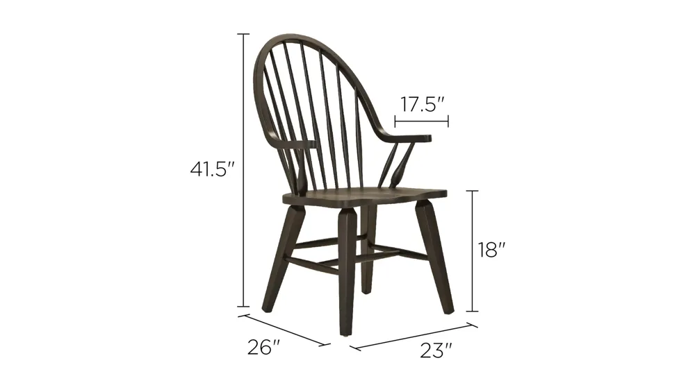 Colebrook Dining Armchair Dimensions
