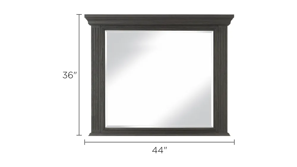 Brunswick Bedroom Dresser Mirror Dimensions
