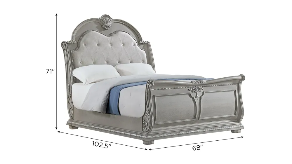 Wilshire Sleigh Bed Dimensions
