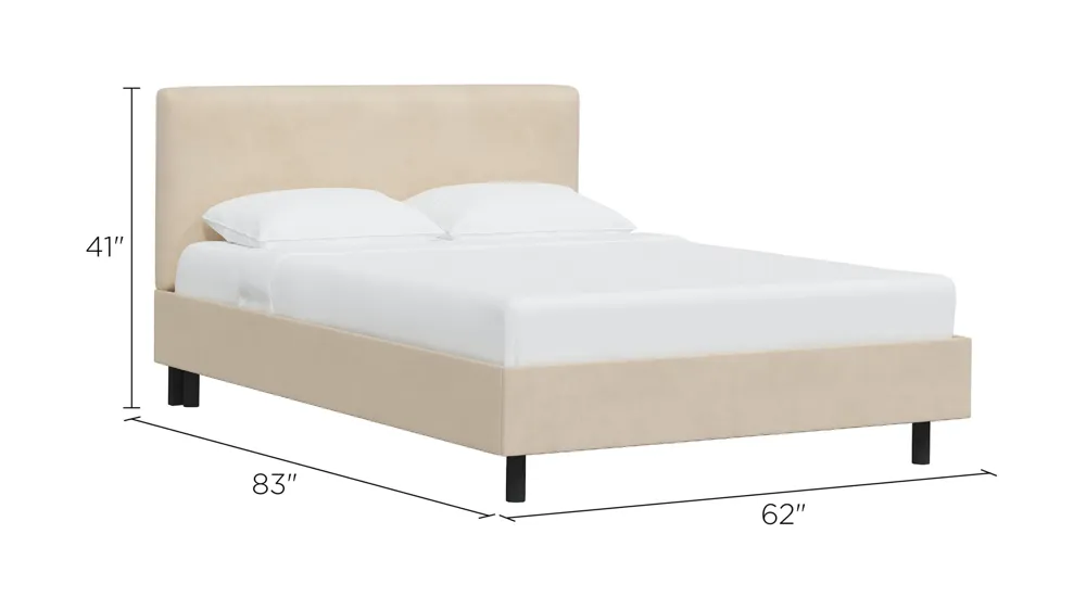 Valerie Platform Bed Dimensions