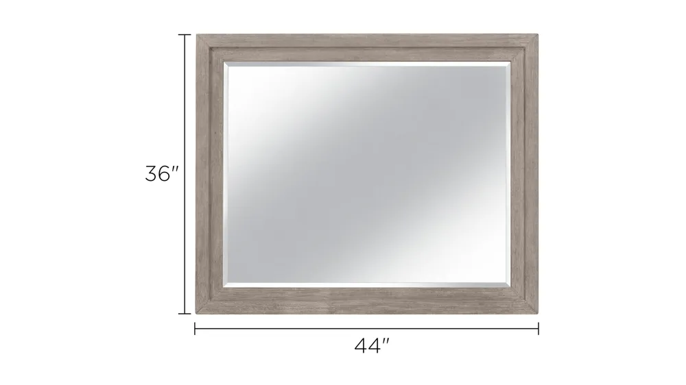 Montara Bedroom Dresser Mirror Dimensions