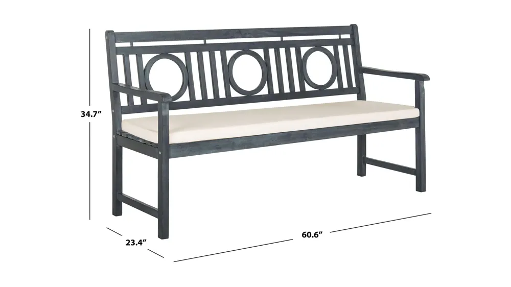 Layli 3 Seat Bench Dimensions