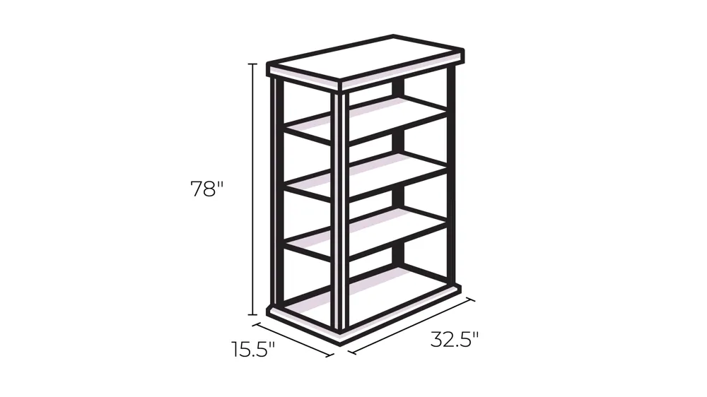 Bernadette Curio Cabinet Dimensions