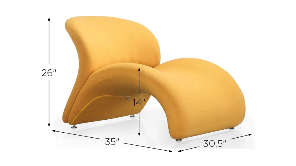 Rosebud Accent Chair Dimensions