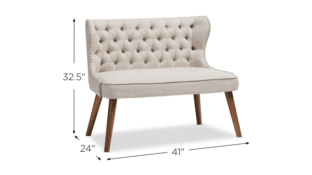 Scarlett Loveseat Settee Dimensions