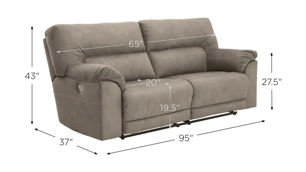 Cavalcade 2 Seat Reclining Sofa Dimensions