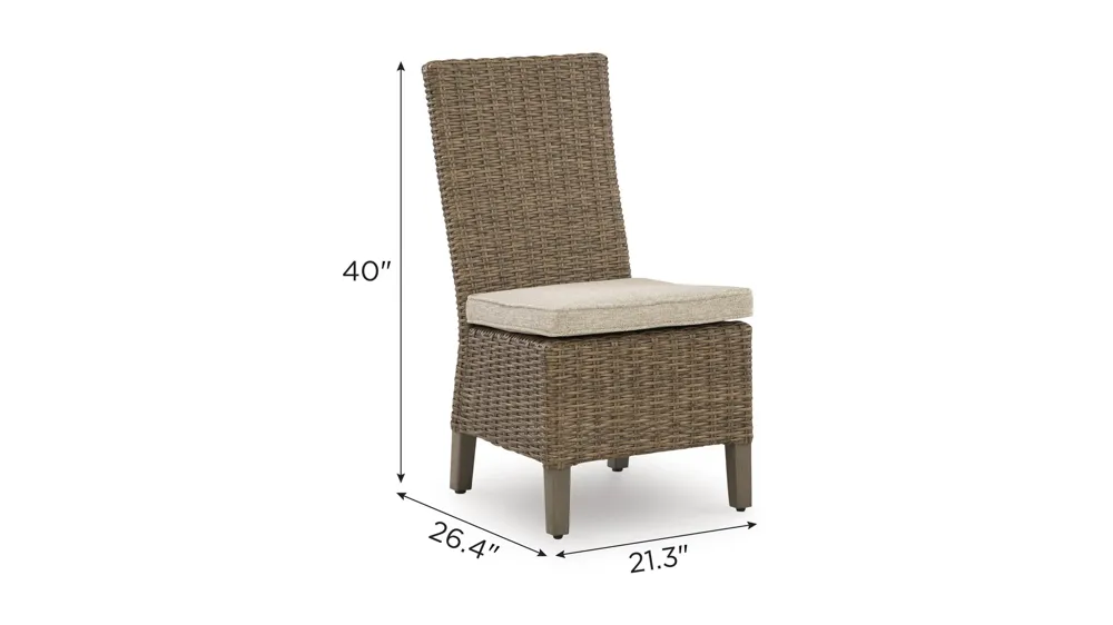 Laguna Heights Outdoor Side Chair (Set of 2) Dimensions