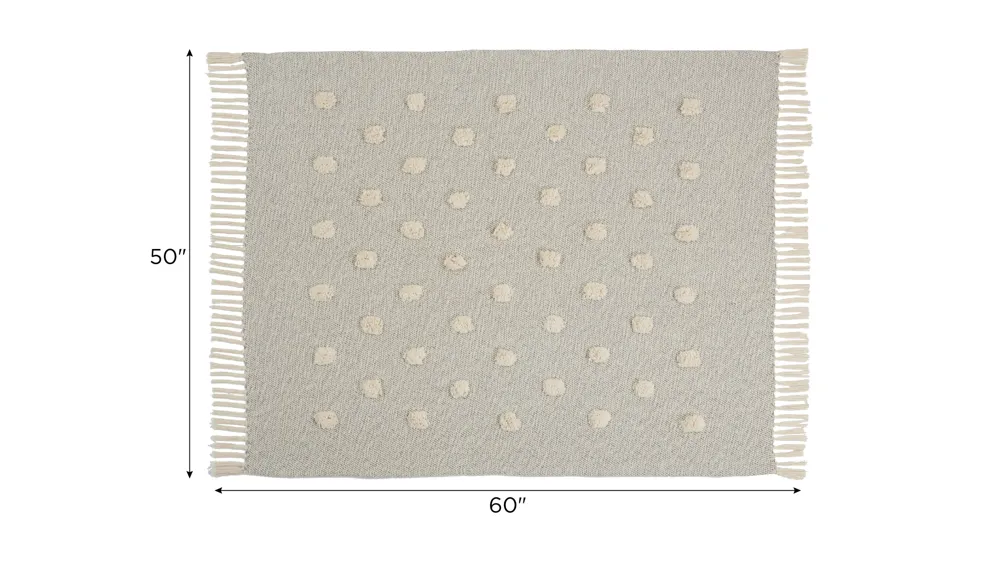 Mina Victory Throw Blanket Dimensions