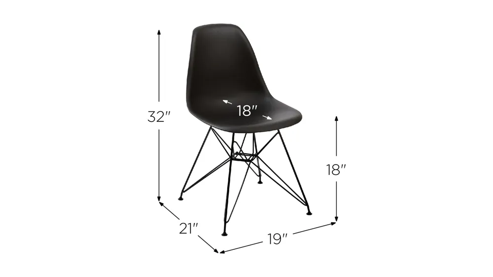 Crossroads Rostock Dining Chair Dimensions