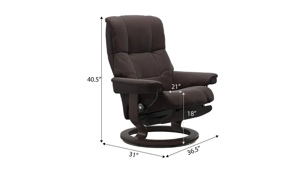 Mayfair Large Classic Power Recliner Dimensions