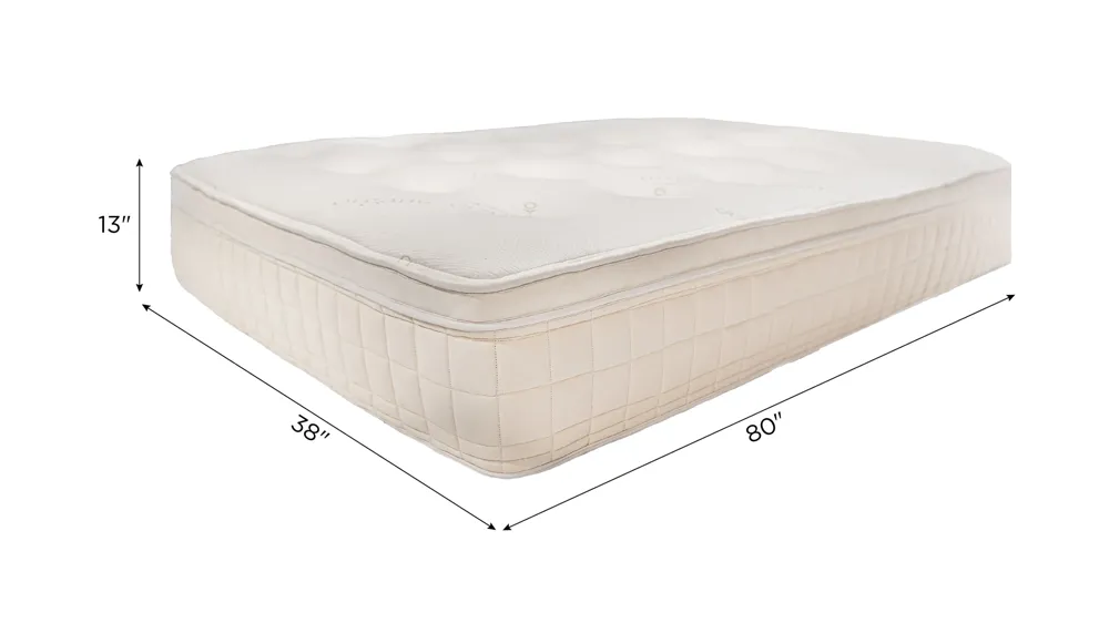 Concerto Plush Pillowtop  Mattress Dimensions