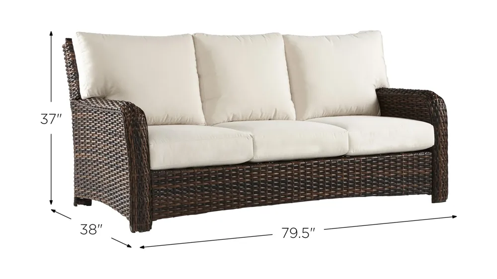 St Tropez Tob Outdoor Sofa Dimensions