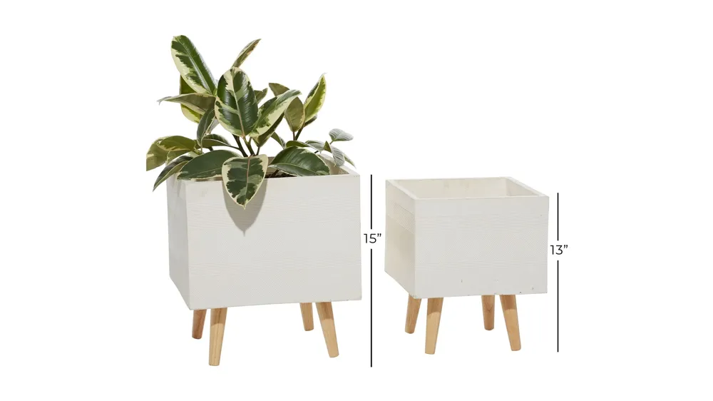 Ivy Collection Debenhams Planter - Set of 2 Dimensions