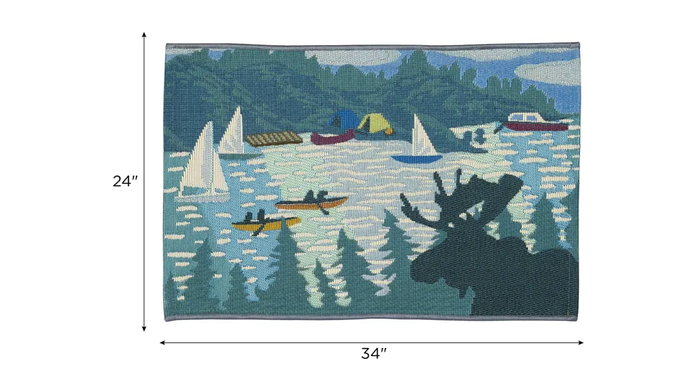 Esencia Lake Life Indoor/Outdoor Mat Dimensions