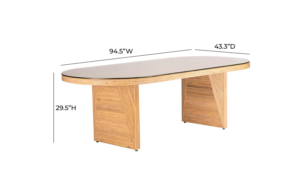 Caren Dining Table Dimensions