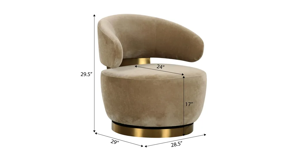 Austin Swivel Chair Dimensions