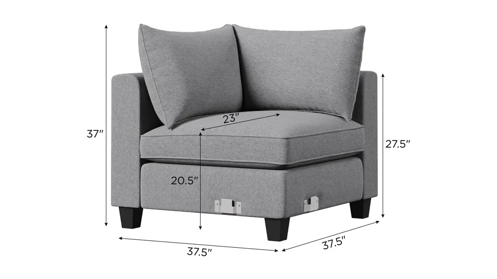 Daine Corner Dimensions