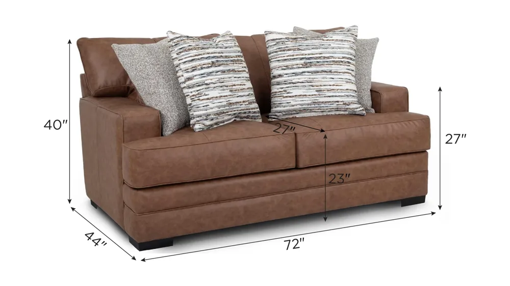 Stella Loveseat Dimensions