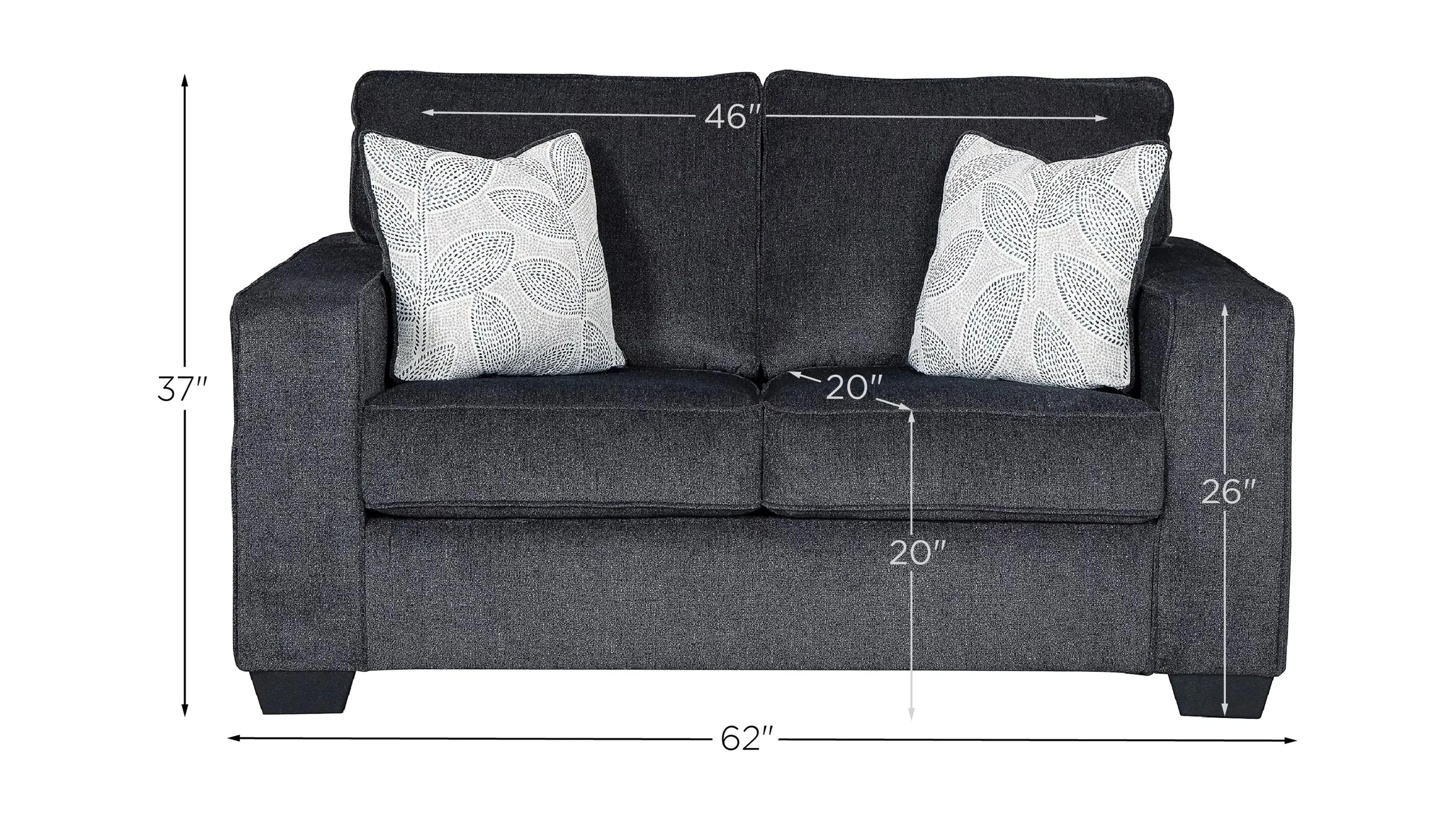 Adelson Chenille Loveseat | Raymour & Flanigan