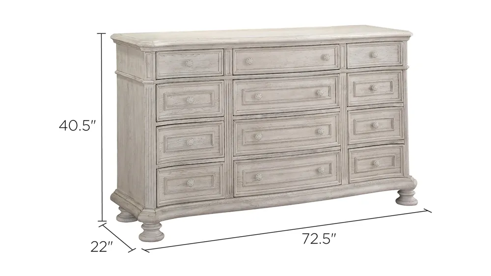 Barton Creek Bedroom Dresser Dimensions
