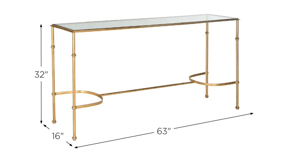 Jett Console Table Dimensions