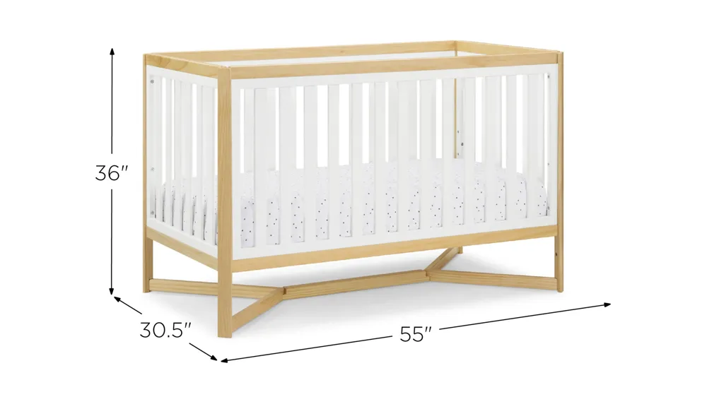 Tribeca Adjustable Height Crib by Delta Children Dimensions