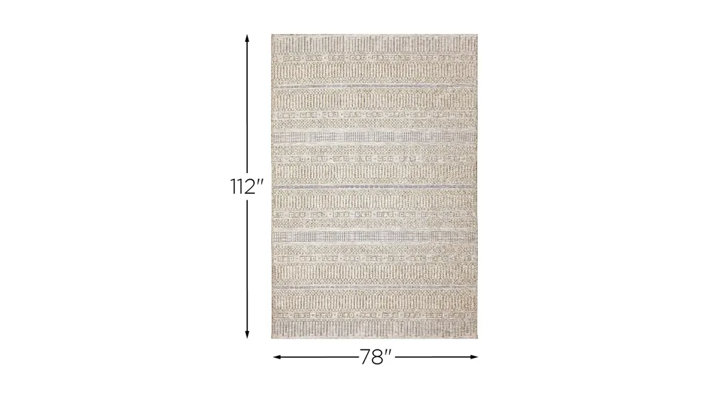 Orly Stripe Indoor/Outdoor Rug Dimensions